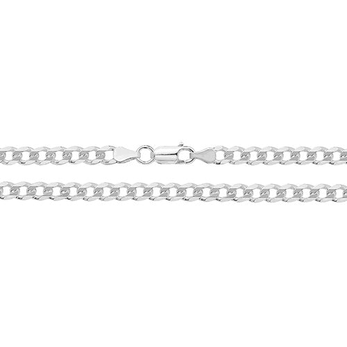 Sterling Silver Curb Bracelet - G1001