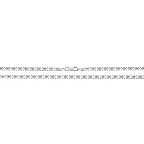 Sterling Silver Close Curb Chain - G1130