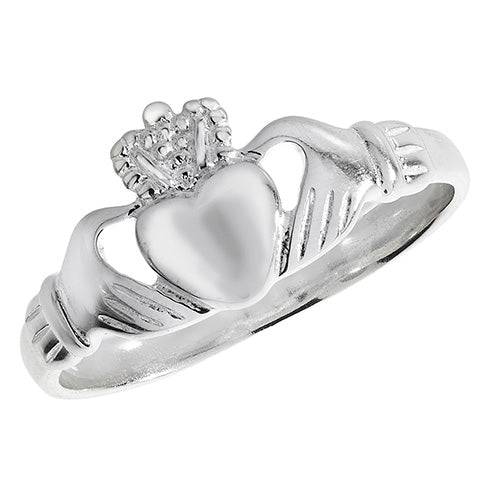 Sterling Silver Claddagh Ring - G7098
