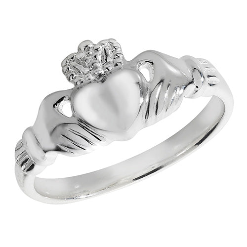 Sterling Silver Claddagh Ring - G7162