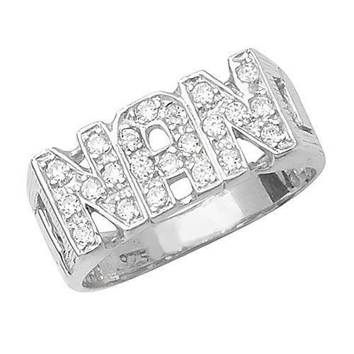 Sterling Silver CZ Nan Ring - G7408
