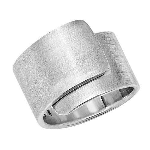 Sterling Silver Satin Wrap Ring - G7518