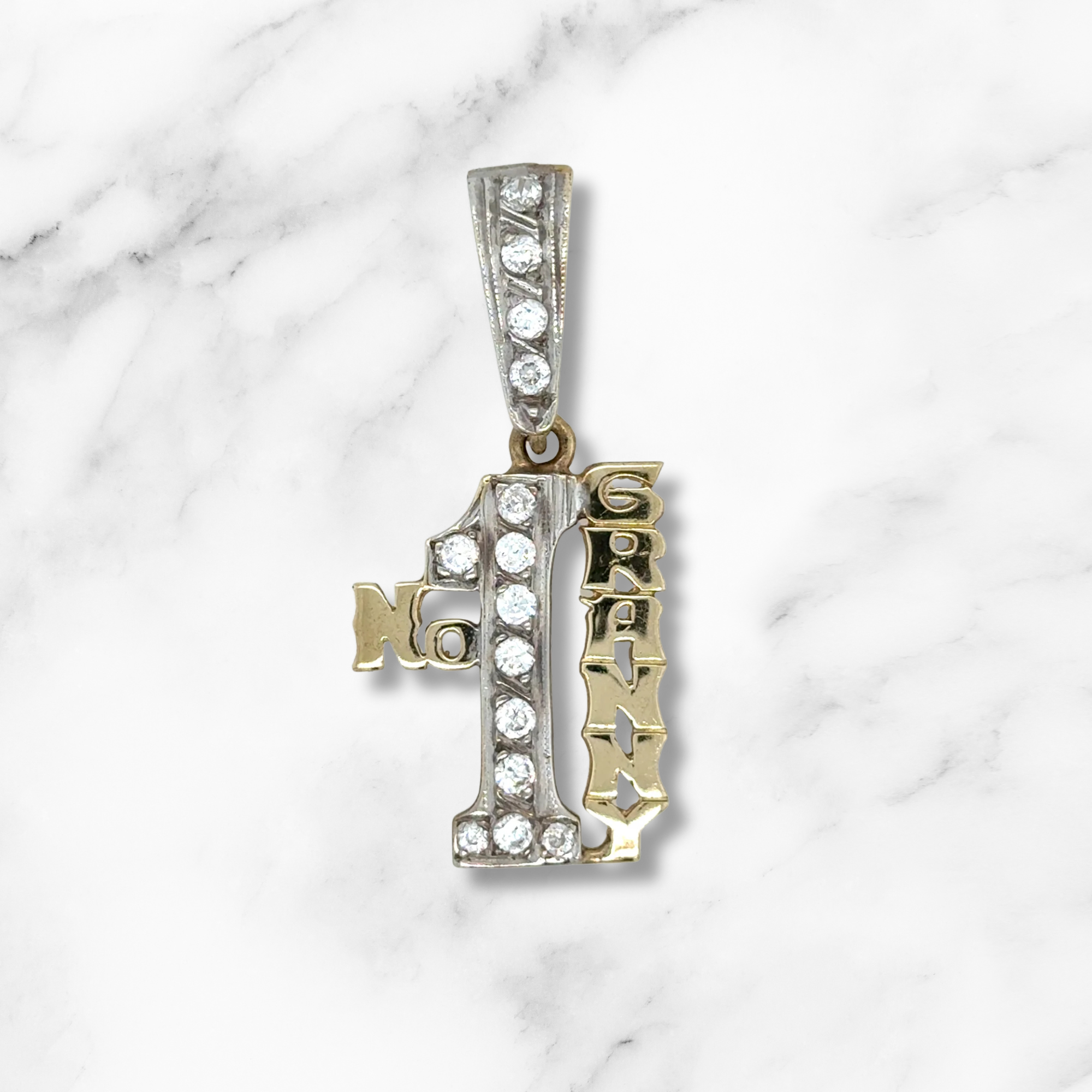 9ct Gold No. 1 Granny Charm