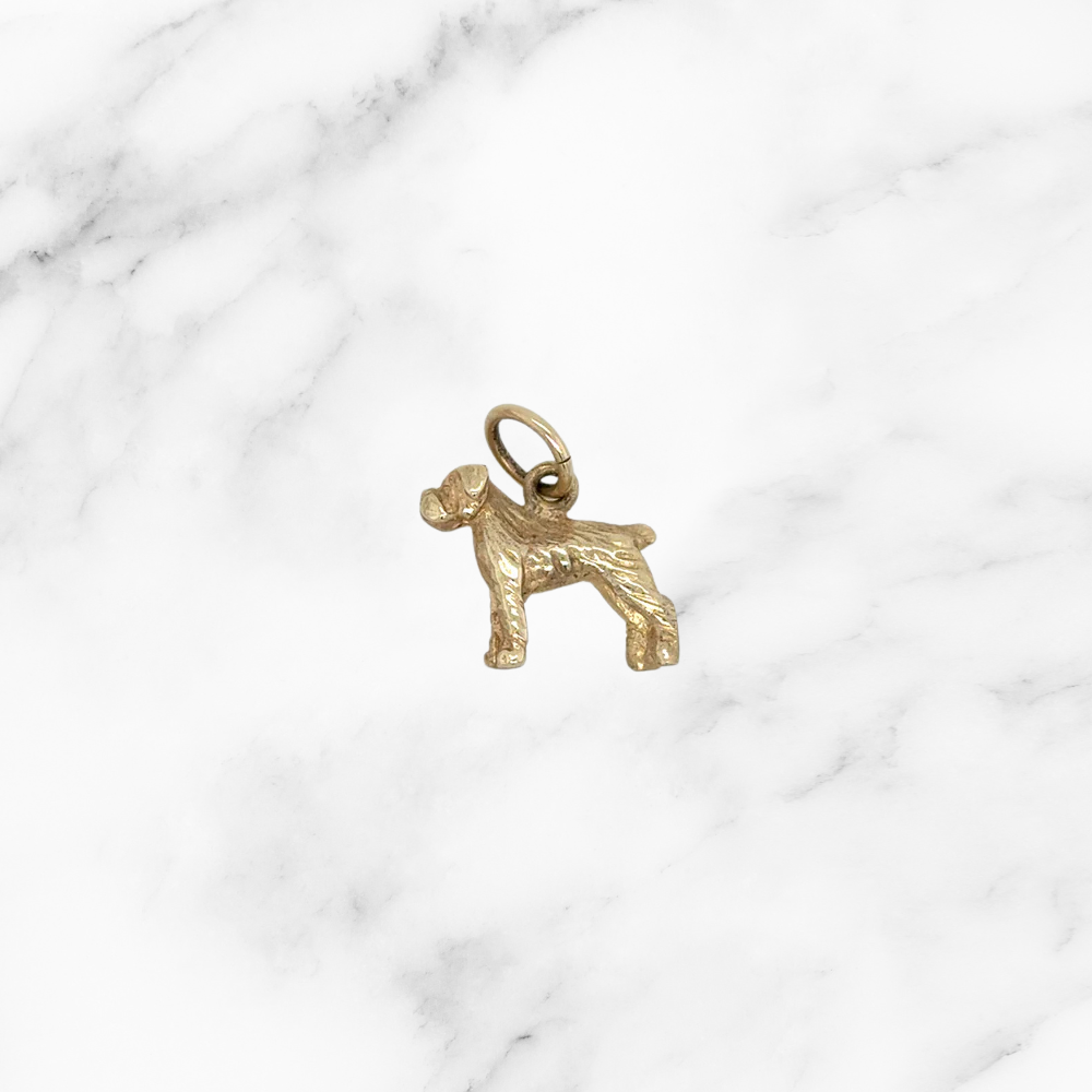 9ct Gold Dog Charm