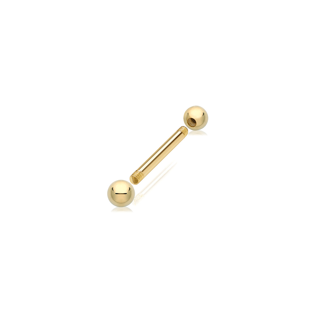9ct Gold Bar Piercing - BP120