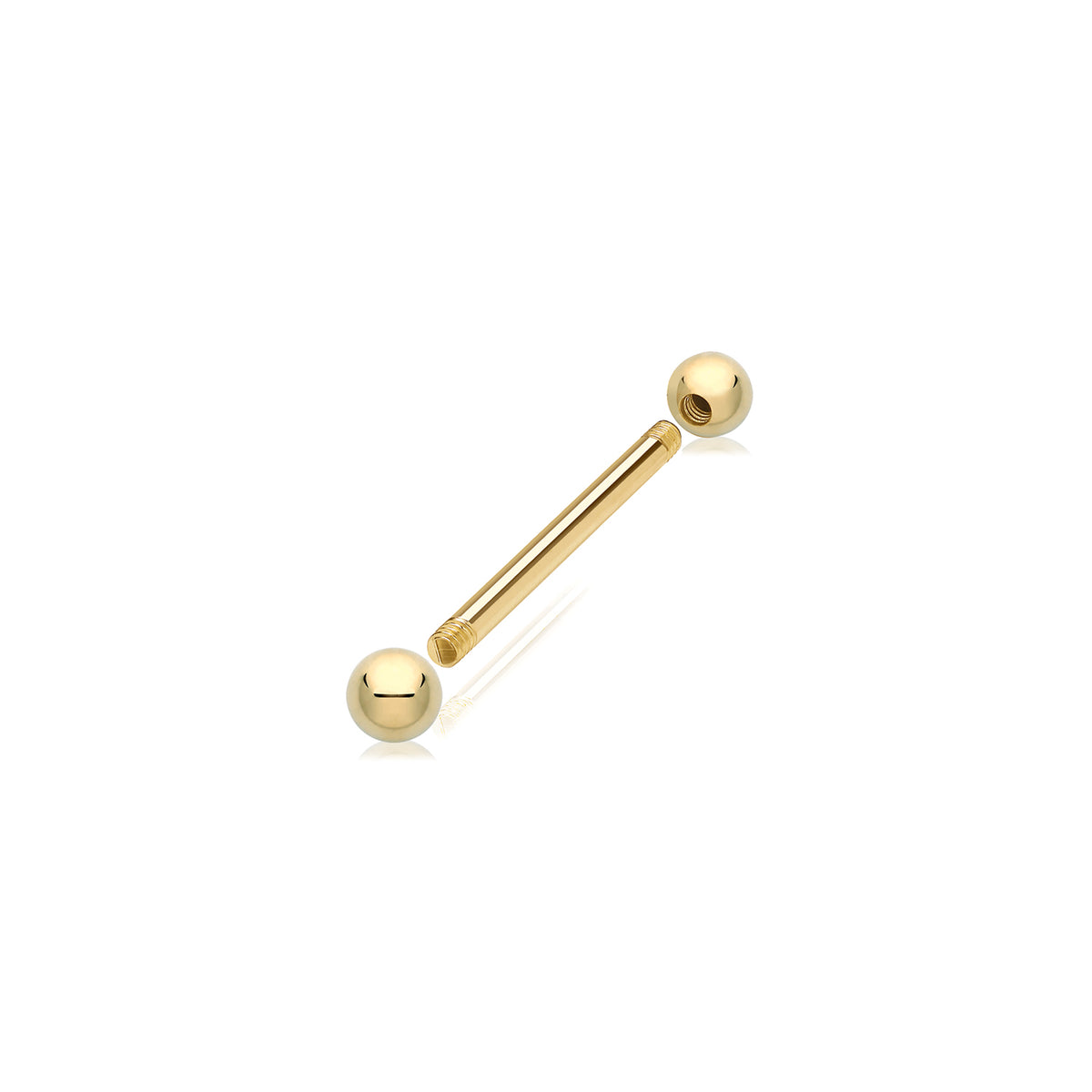 9ct Gold Bar Piercing - BP120