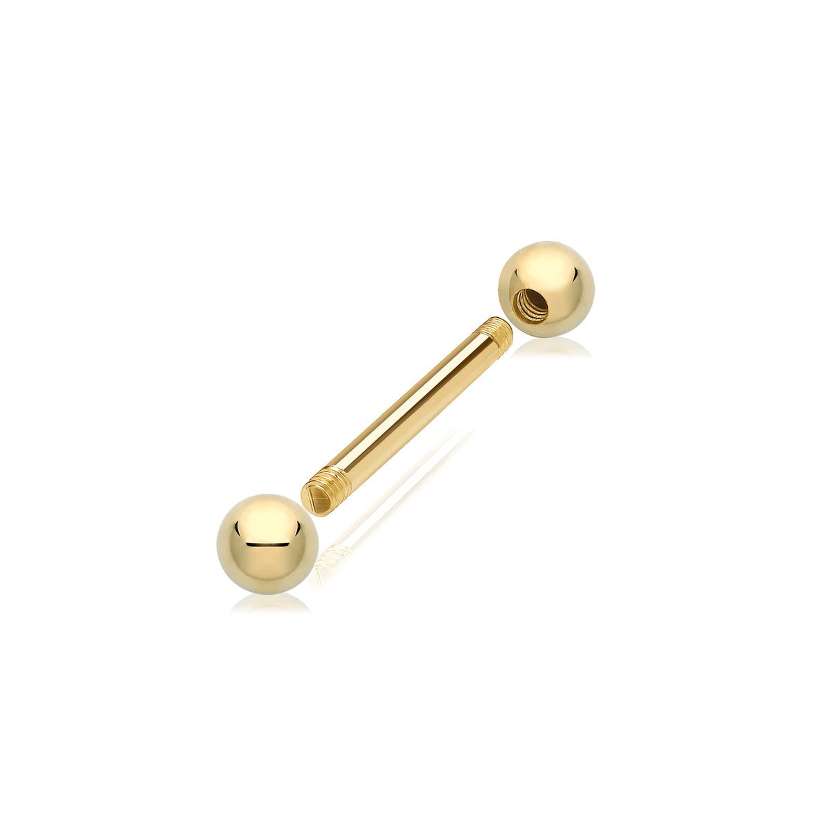 9ct Gold Bar Piercing - BP160