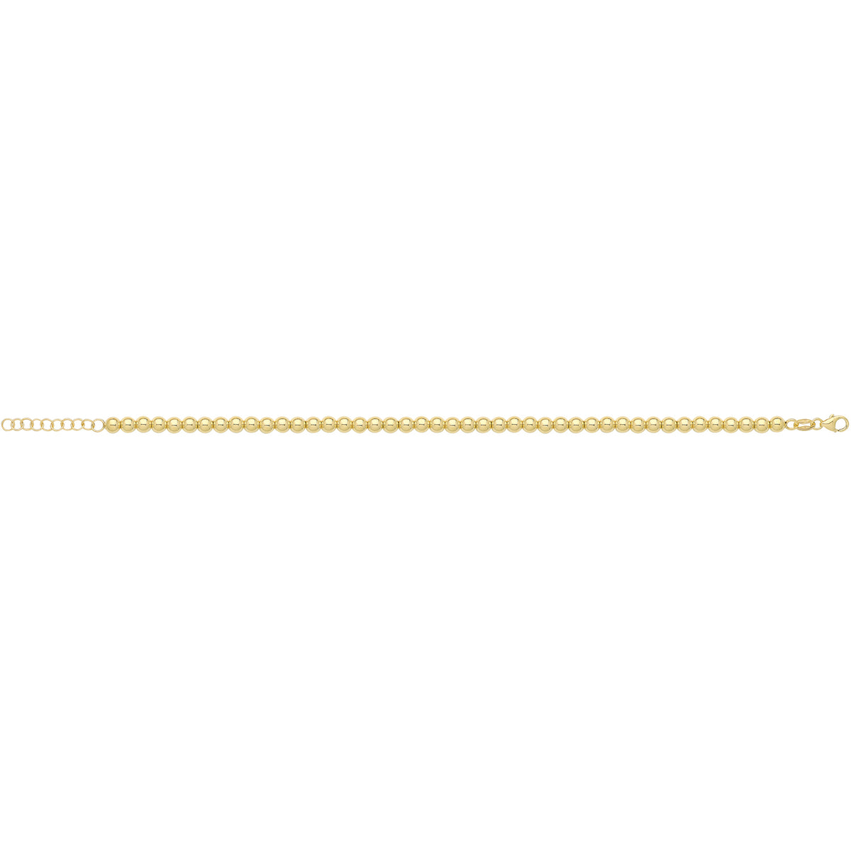 9ct Gold Beaded Bracelet - BR665