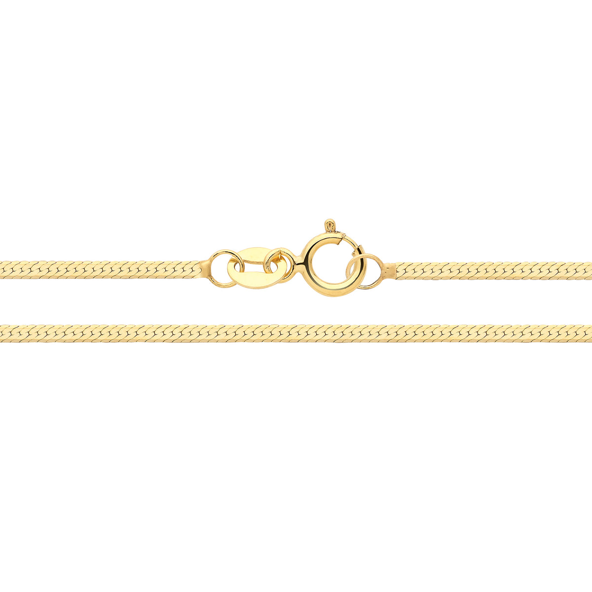 9ct Gold Flat Snake Chain - CH577
