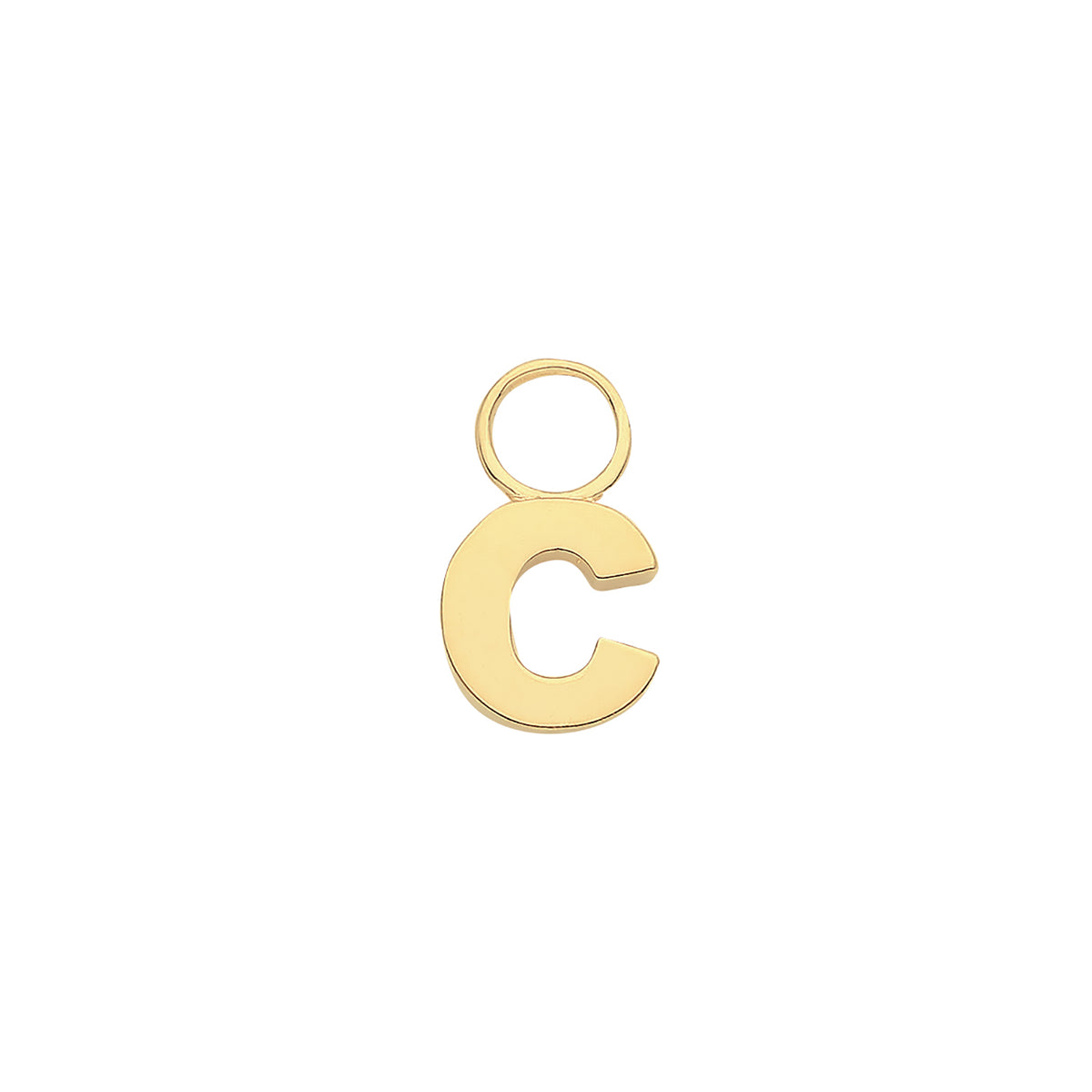 9ct Gold Initial Earring Charm - EPN0012