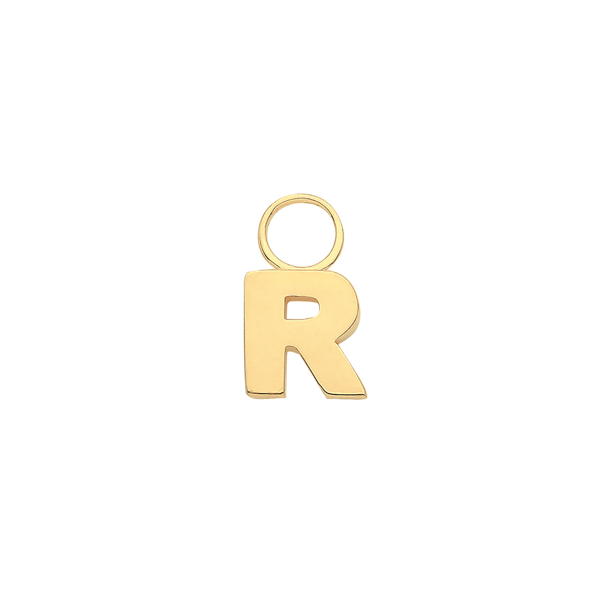 9ct Gold Initial Earring Charm - EPN0012