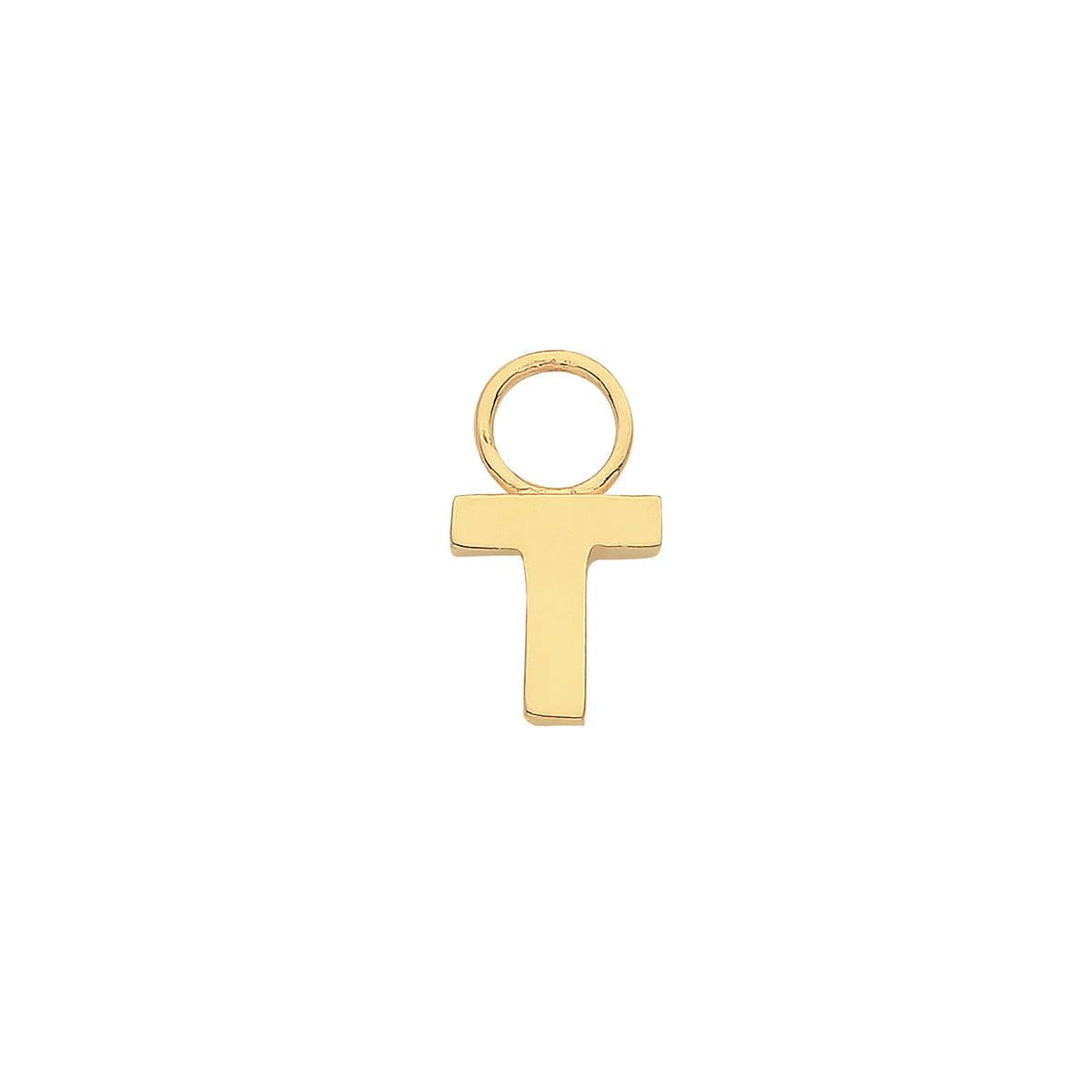 9ct Gold Initial Earring Charm - EPN0012