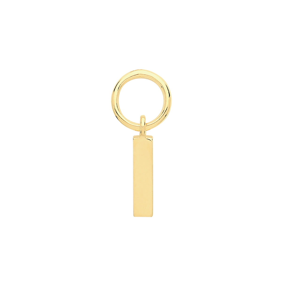 9ct Gold Bar Earring Charm - EPN005