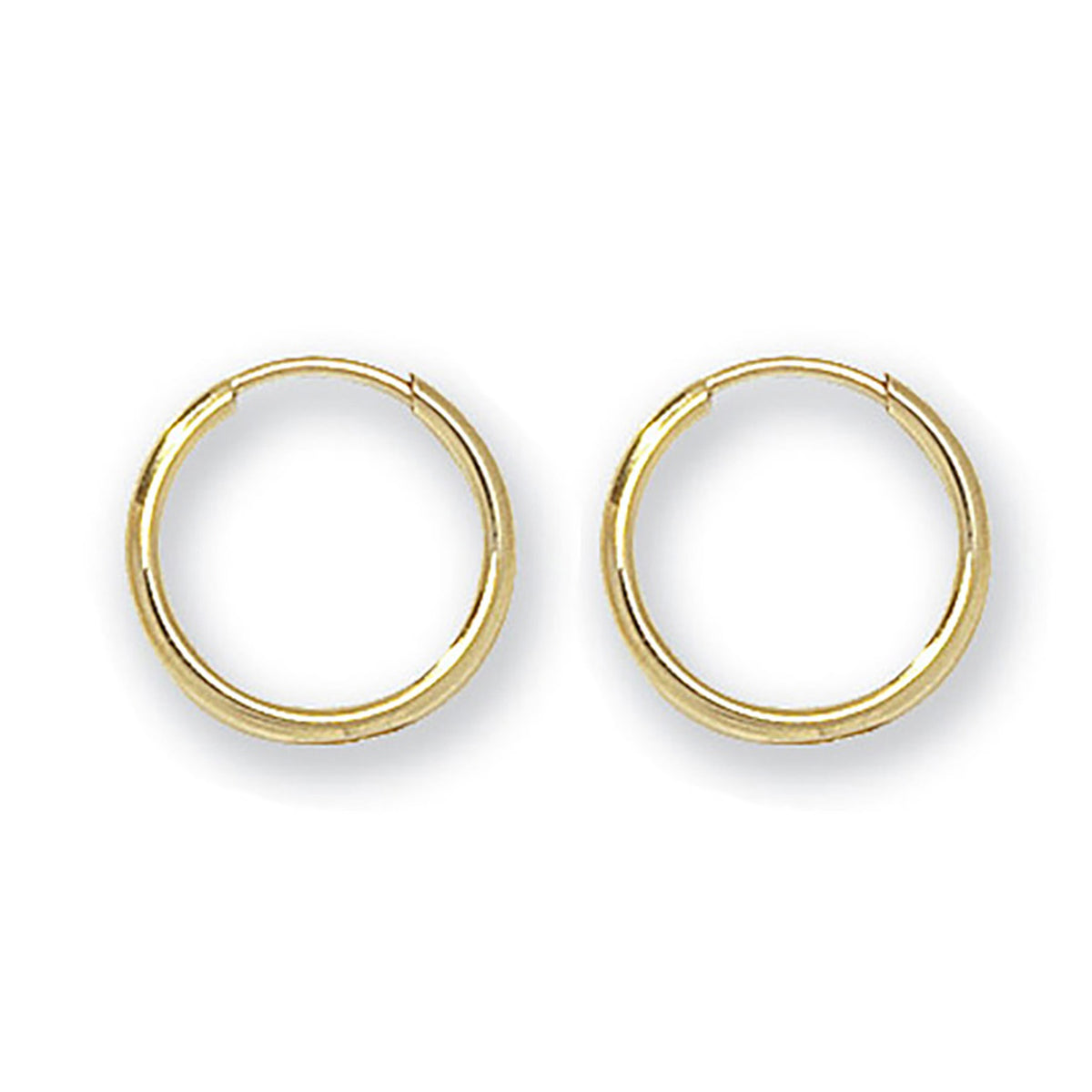9ct Gold Tube Sleepers - ES109 - Default Title