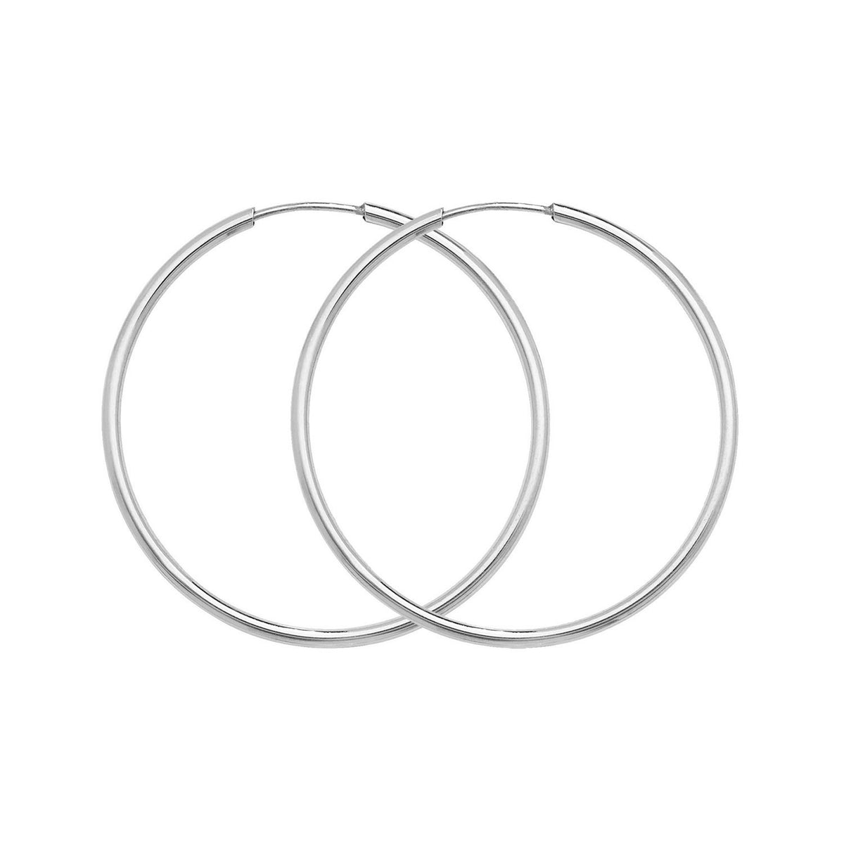 9ct Gold Tube Sleepers - ES115W - Default Title