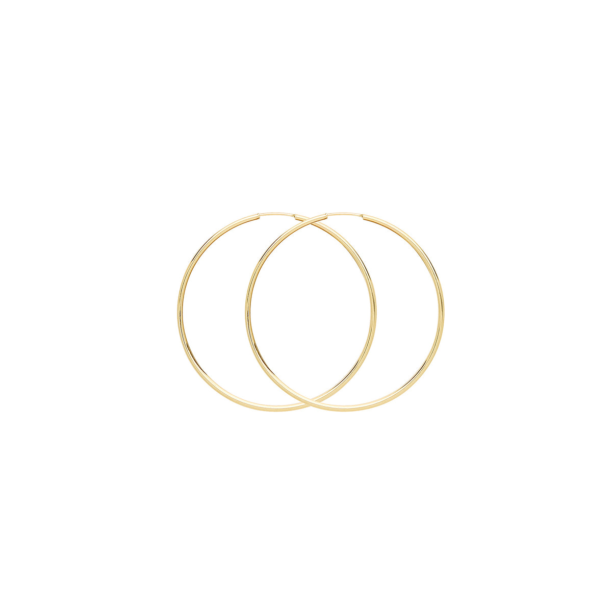 9ct Gold Tube Sleepers - ES116 - Default Title