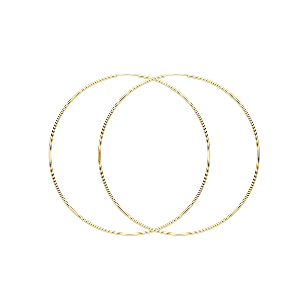9ct Gold Tube Sleepers - ES118 - Default Title