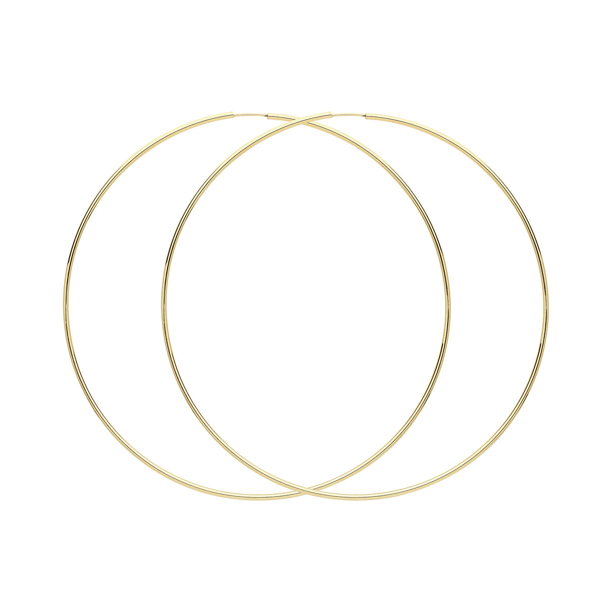 9ct Gold Tube Sleepers - ES119 - Default Title