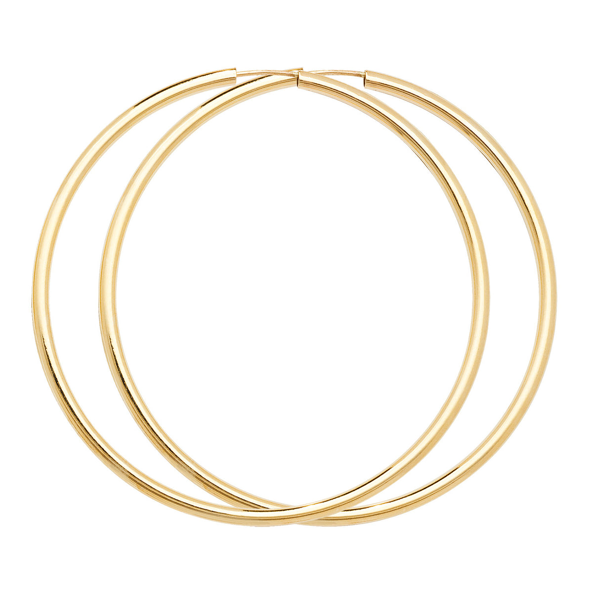 9ct Gold Tube Sleepers - ES124