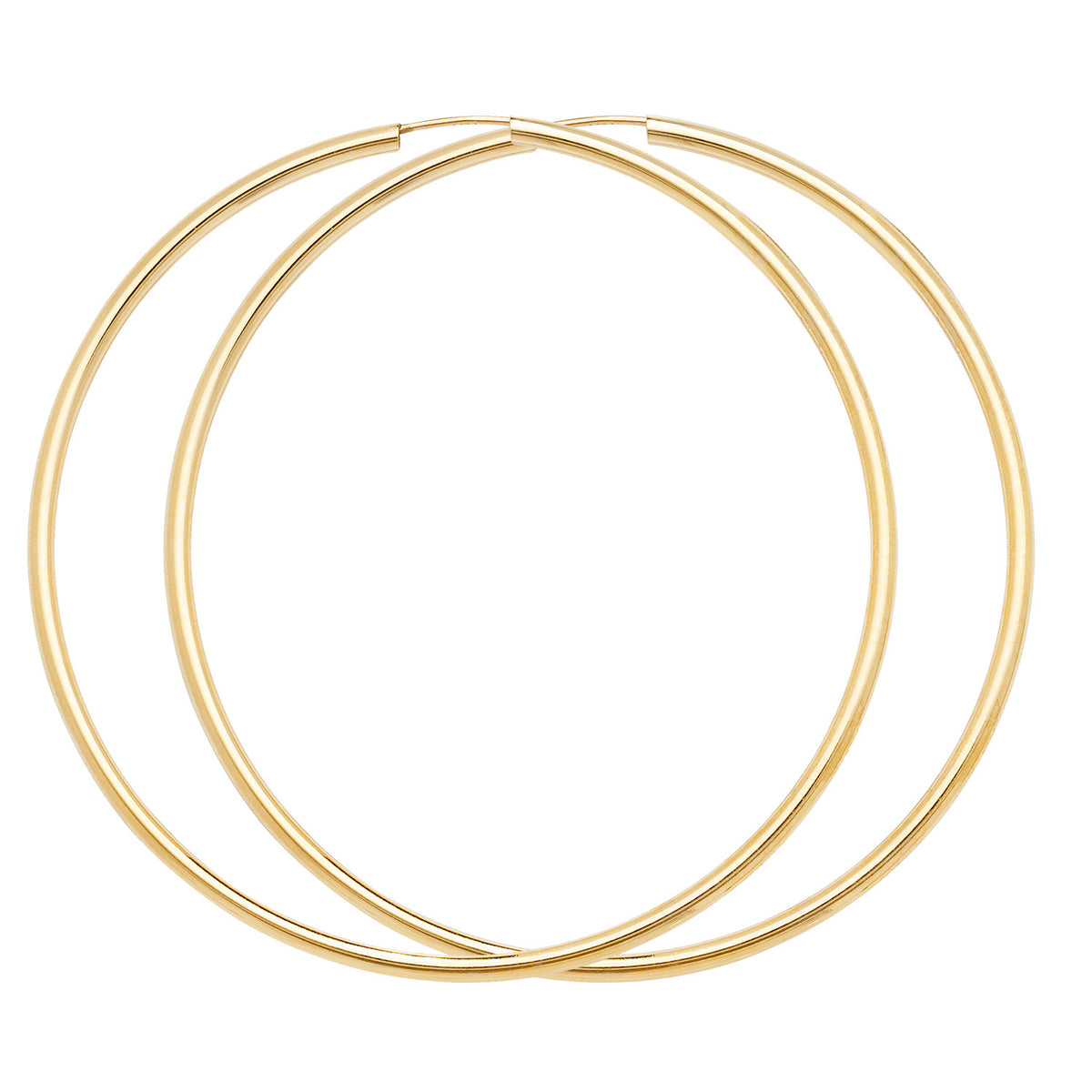 9ct Gold Tube Sleepers - ES125