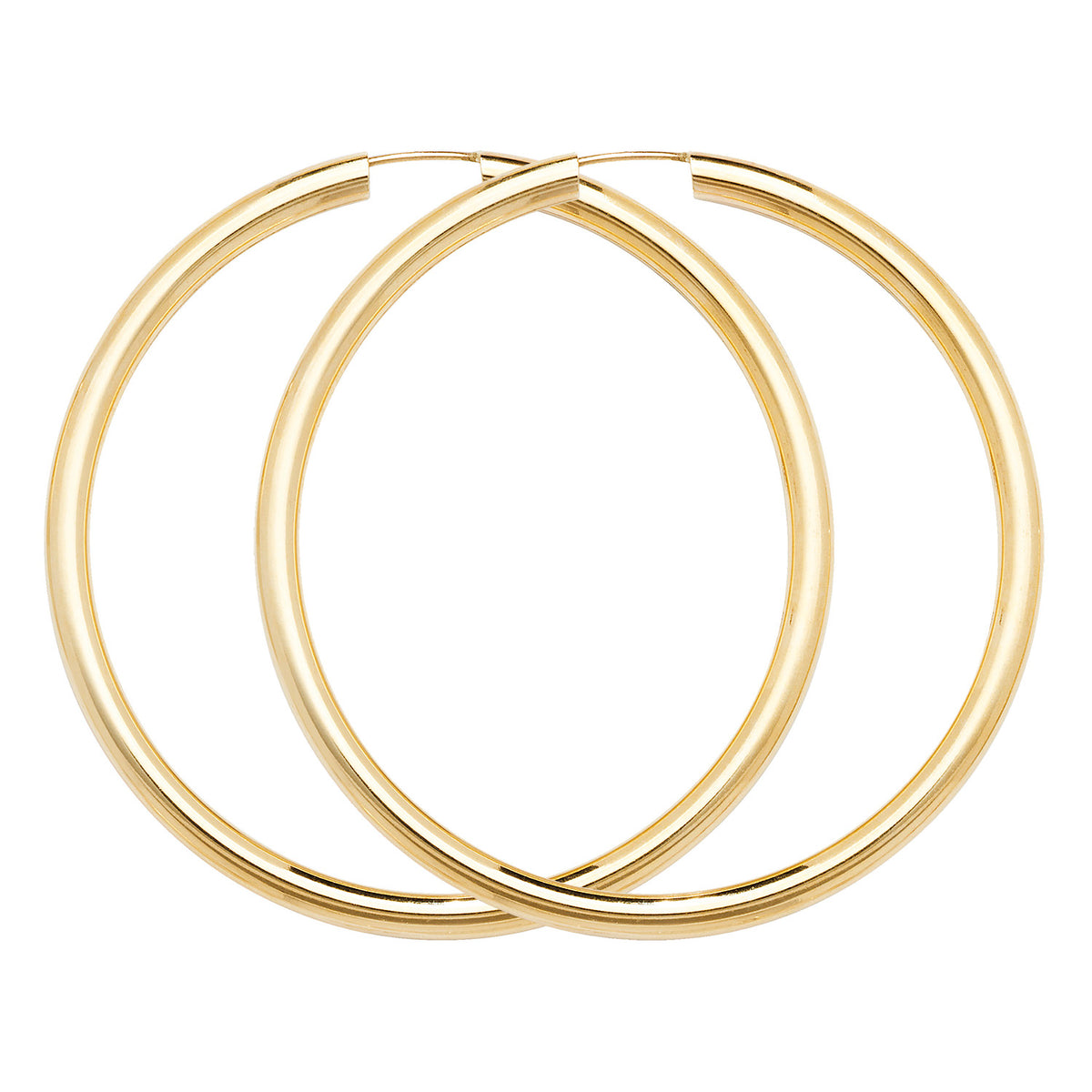 9ct Gold Tube Sleepers - ES135