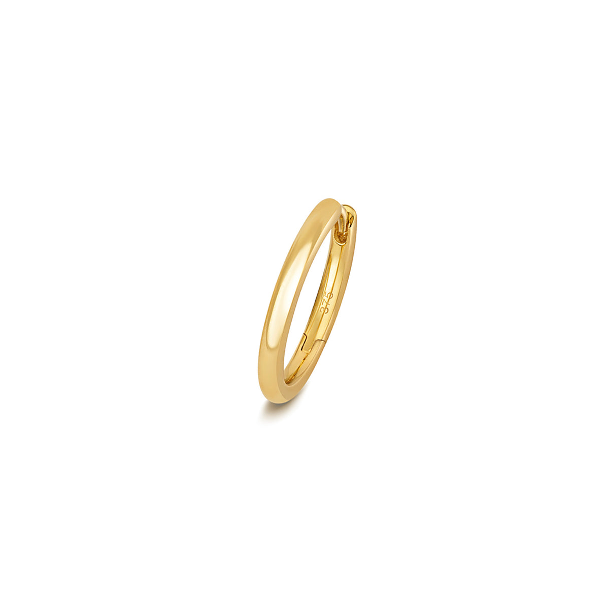 9ct Gold Round Tube Cartilage Hoop - ES2003