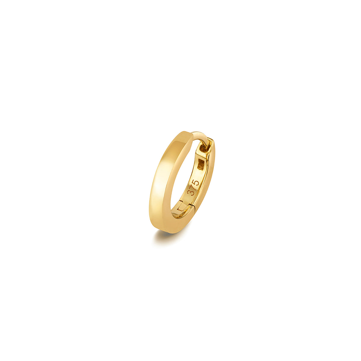 9ct Gold Square Tube Cartilage Hoop - ES2005