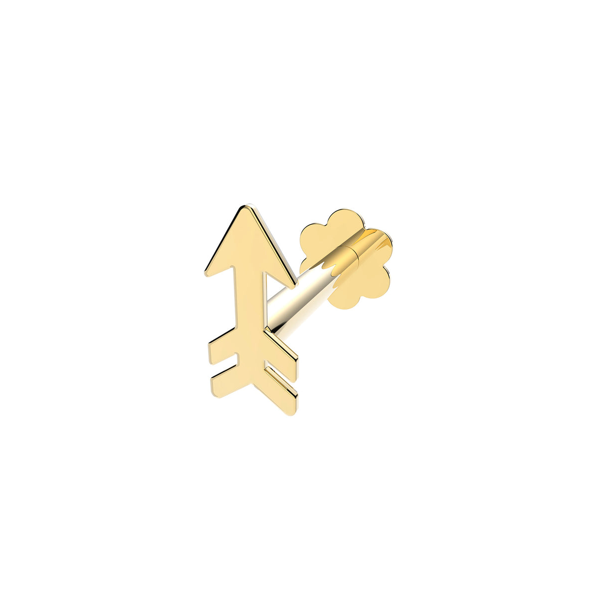 9ct Gold Arrow Cartilage Labret - ES2040
