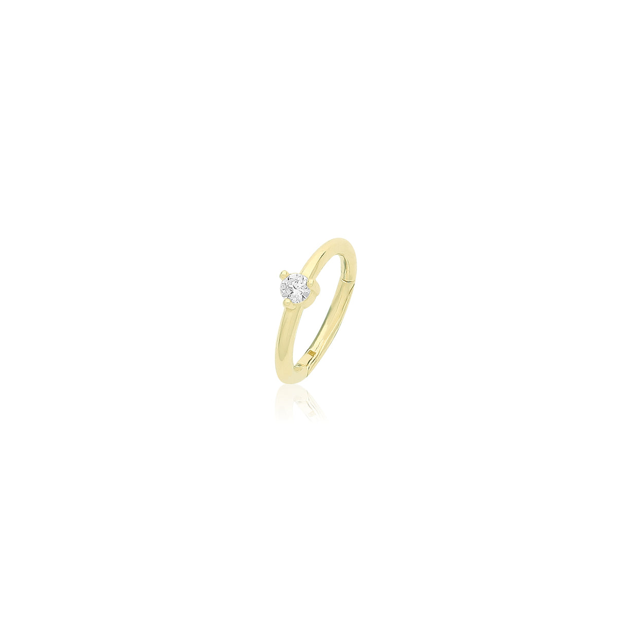 9ct Gold CZ Cartilage Clicker - ES2060