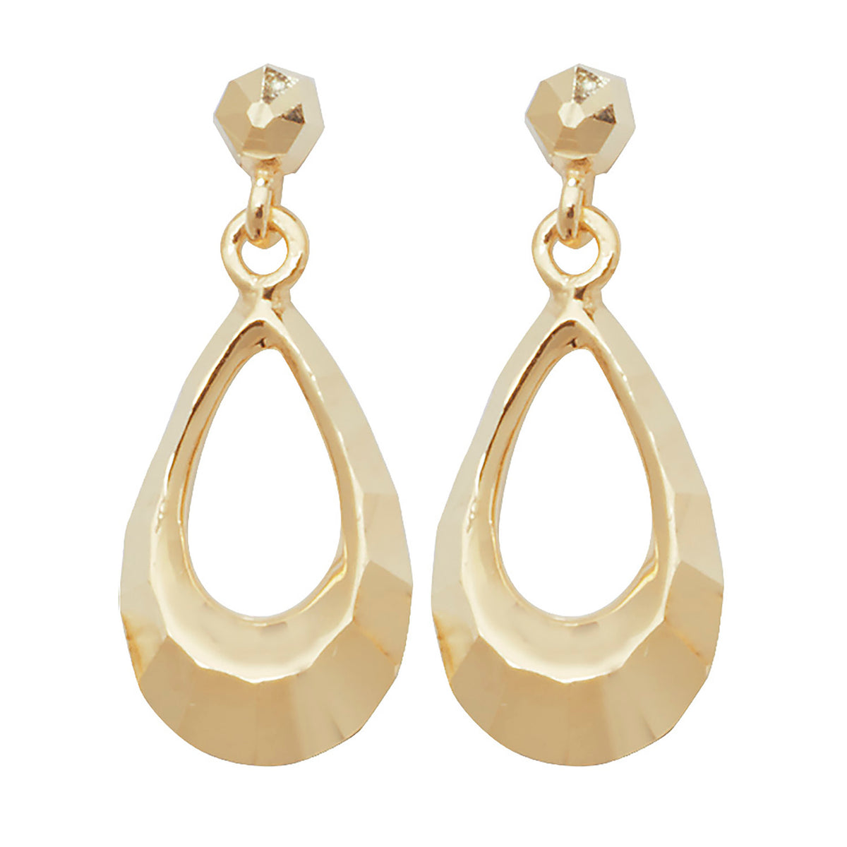 9ct Gold Tear Drops - ES452
