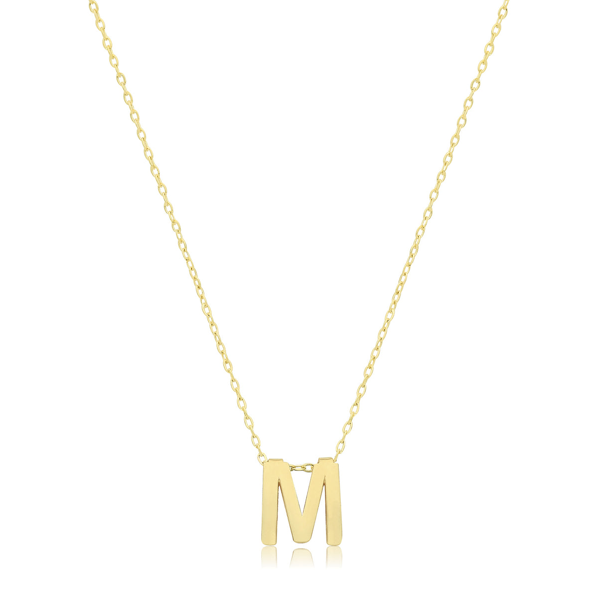 9ct Gold Initial Necklace - NK435