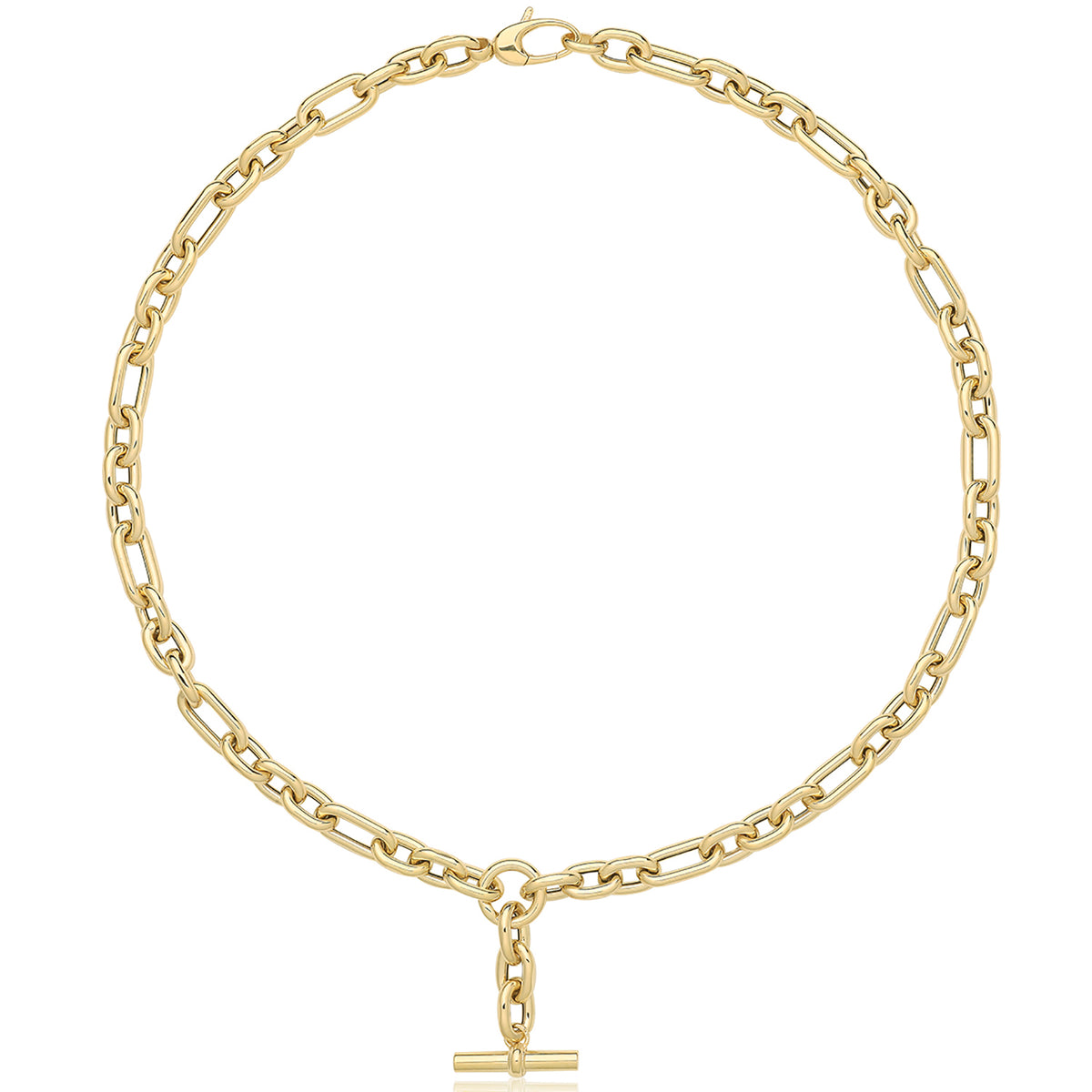 9ct Gold Hollow Necklace - NK446
