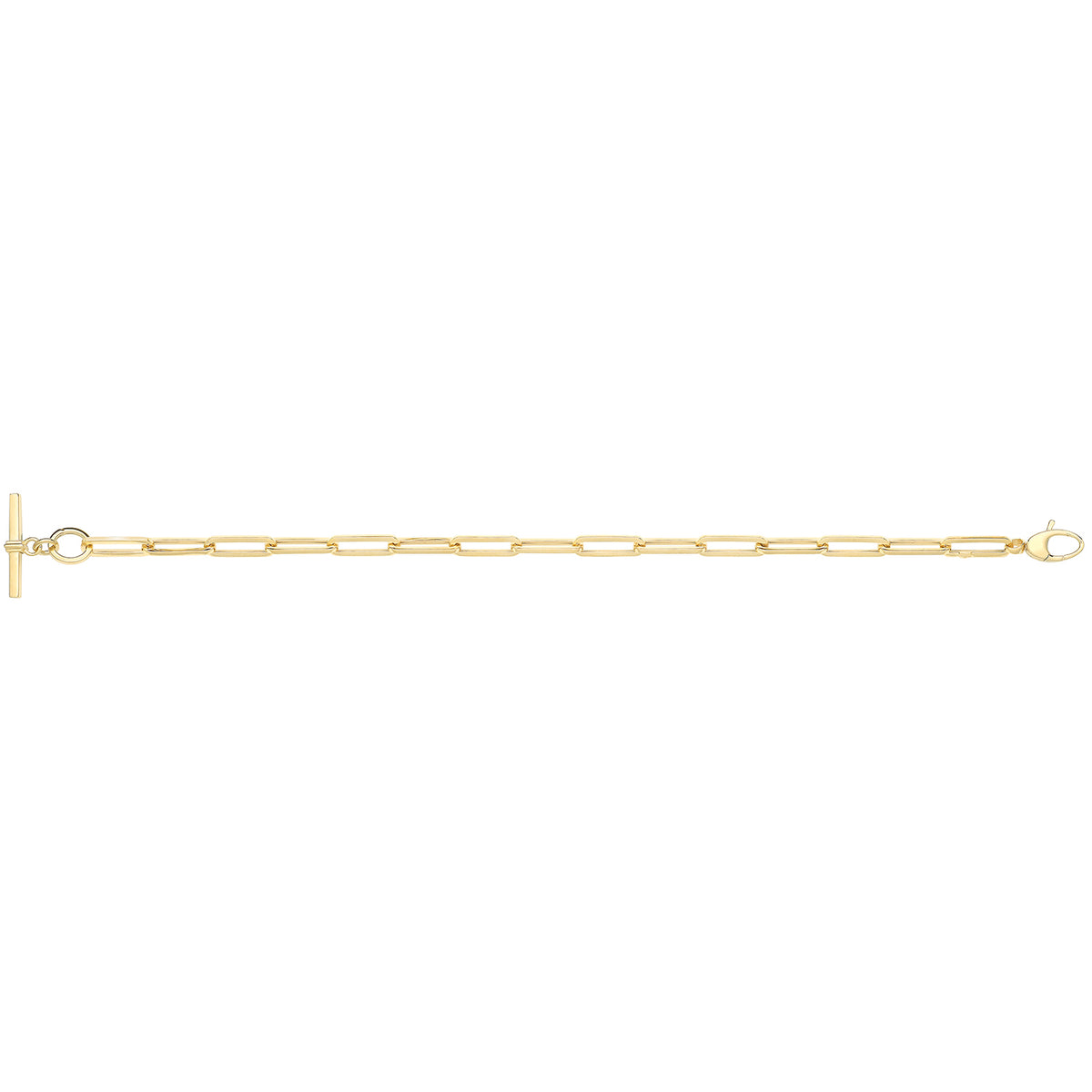 9ct Gold Hollow Bracelet - NK450B