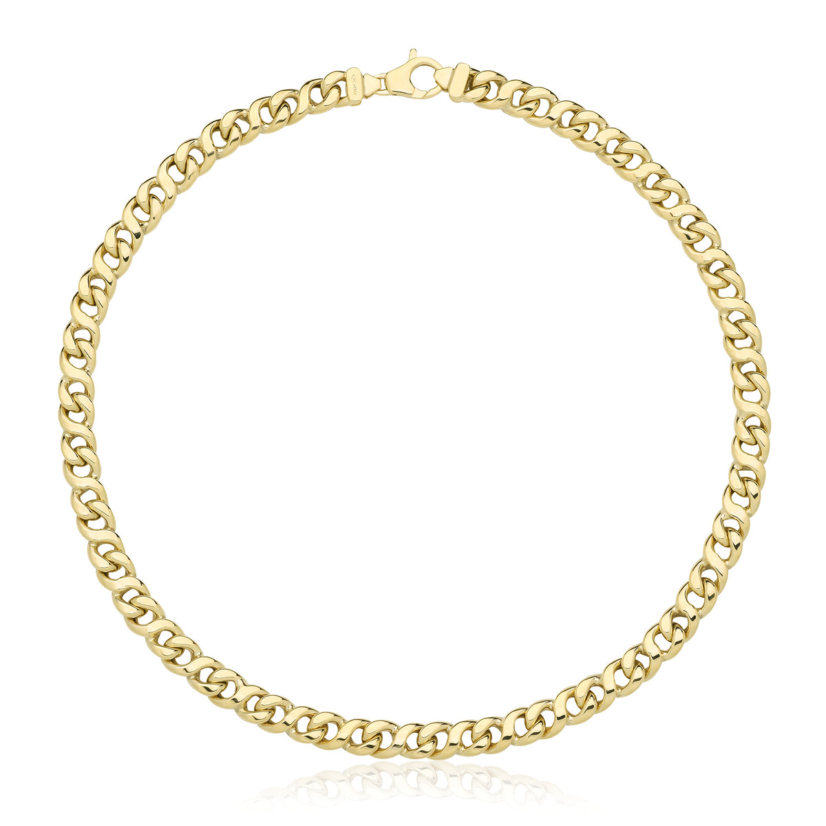 9ct Gold Hollow Necklace - NK469