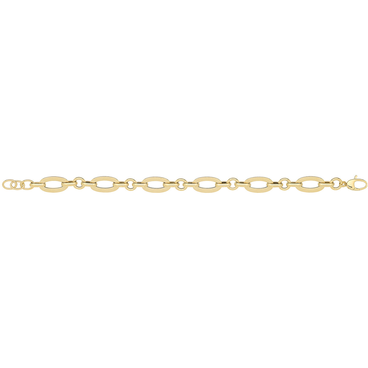 9ct Gold Hollow Bracelet - NK476B