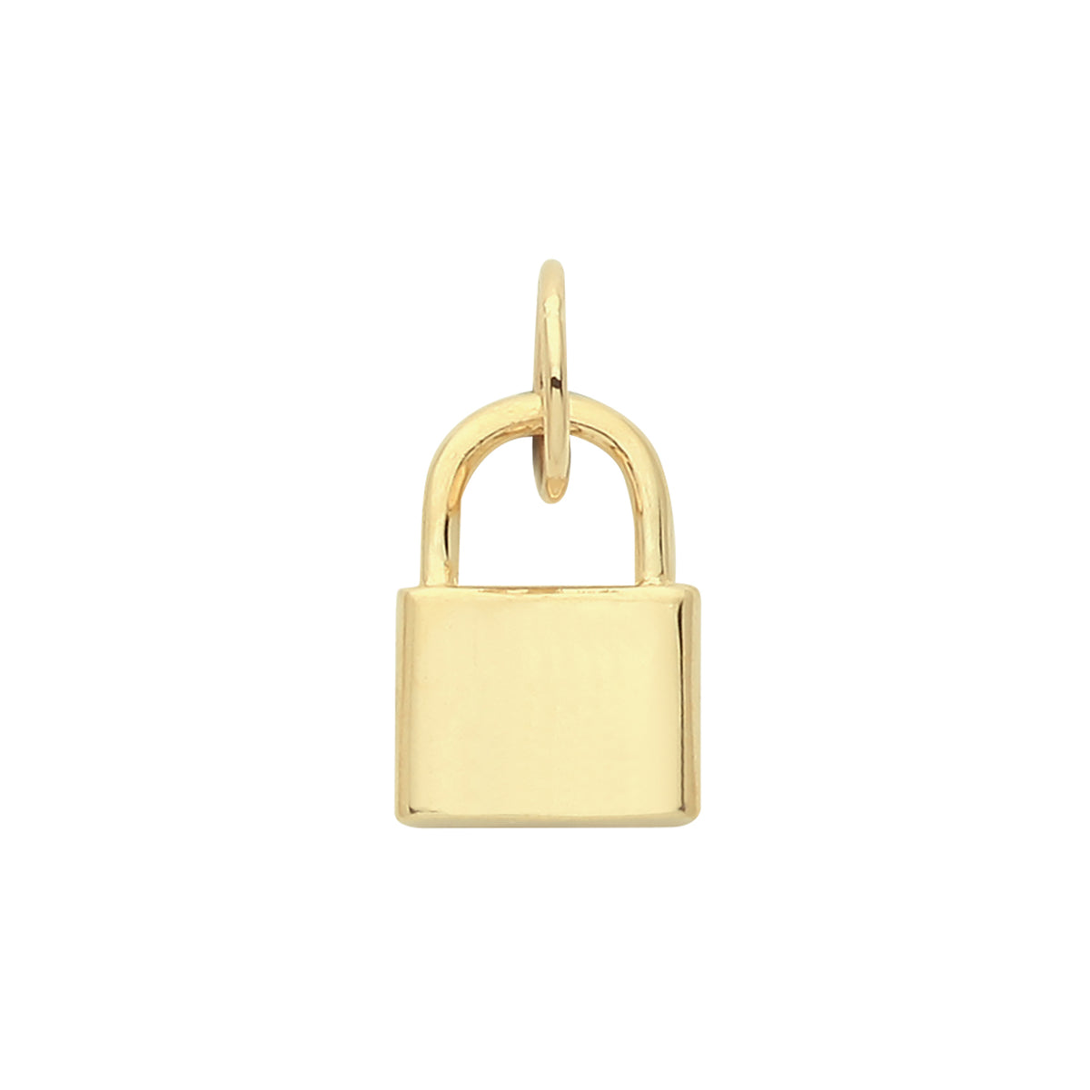 9ct Gold Padlock Pendant - PN1282