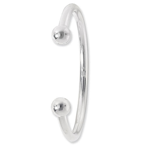 Silver Gents' Torc Bangle G4023