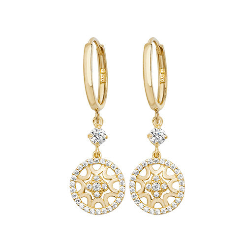 9Ct Gold Drops ER1107