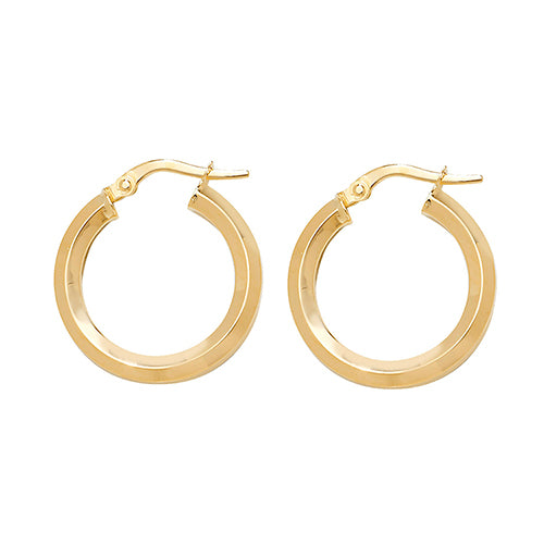9ct Gold Hoops ER998