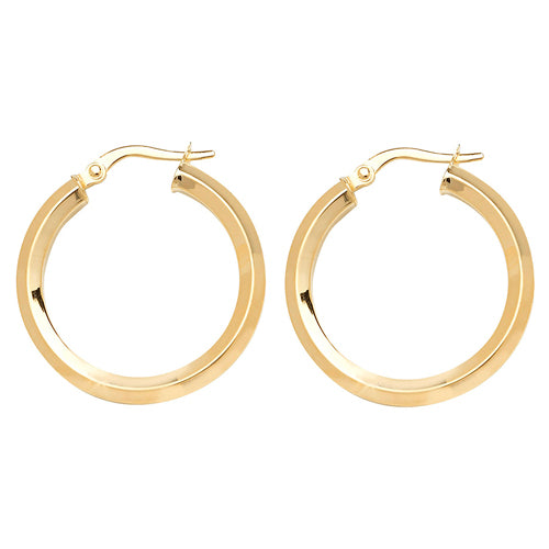 9ct Gold Hoops ER998