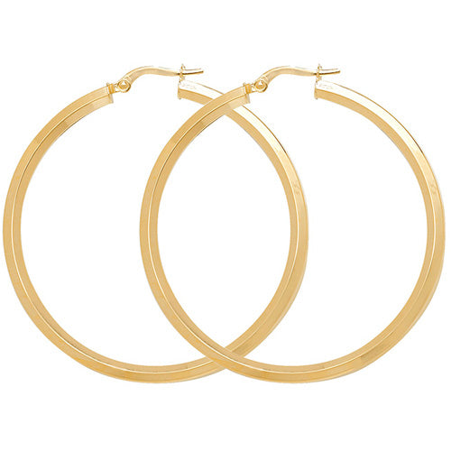 9ct Gold Hoops ER998