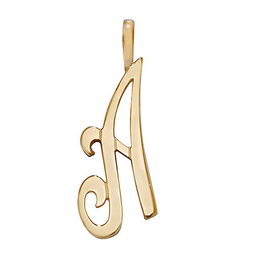 9ct Gold Initial Pendant - PN528