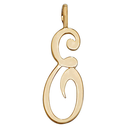 9ct Gold Initial Pendant - PN528