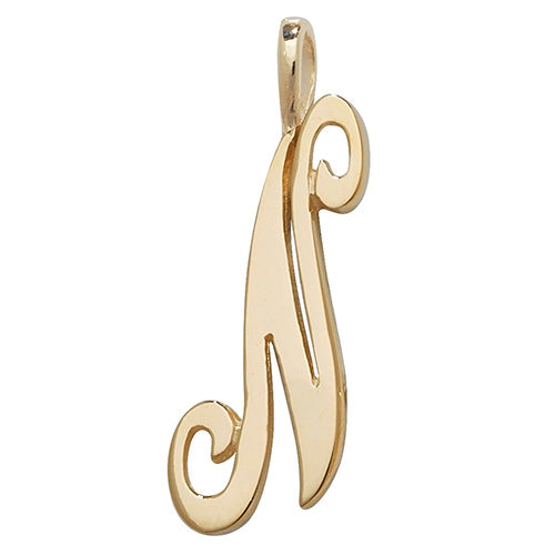 9ct Gold Initial Pendant - PN528