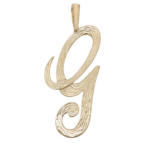 9ct Gold Initial Pendant - PN529