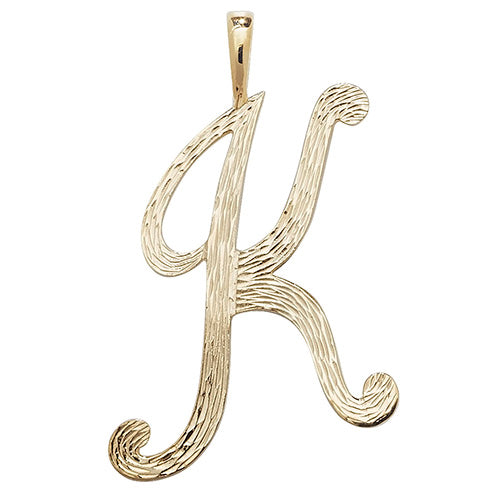 9ct Gold Initial Pendant - PN529