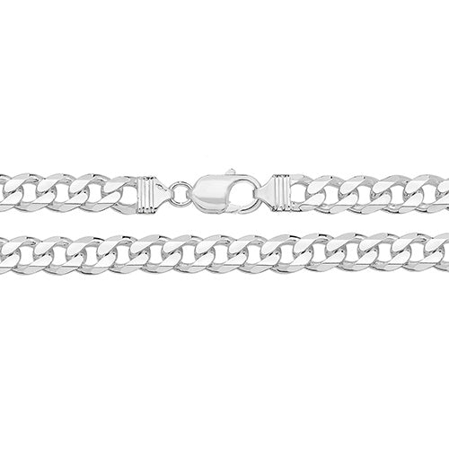 Sterling Silver Curb Bracelet - G1004