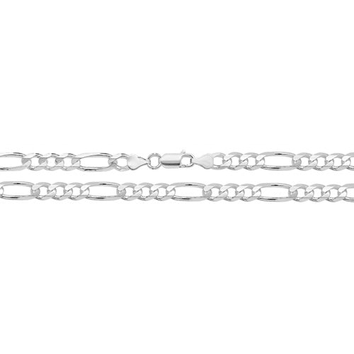Sterling Silver Figaro Bracelet - G1010