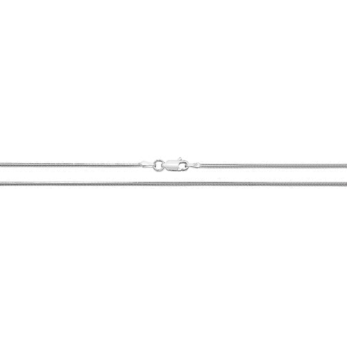Sterling Silver Round Snake Chain - G1051