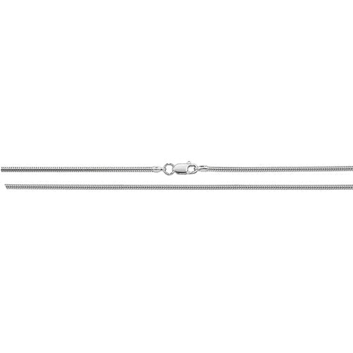 Sterling Silver Round Snake Chain - G1052
